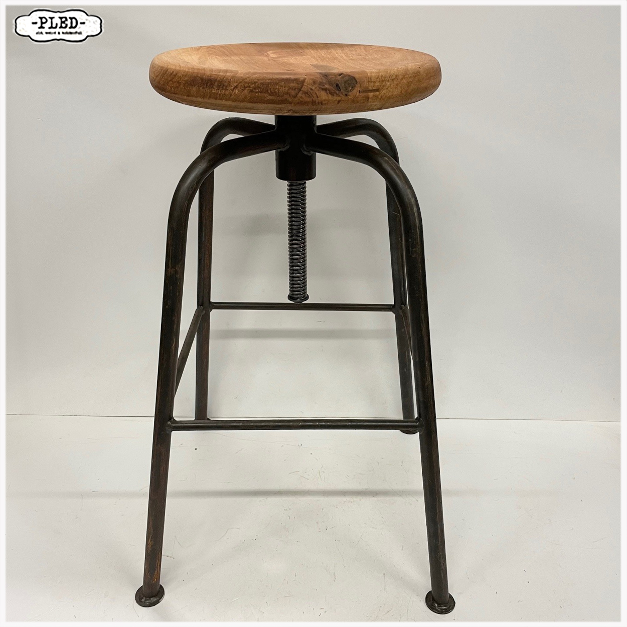 Robuuste (bar)krukken met draaispindel - Afbeelding 11