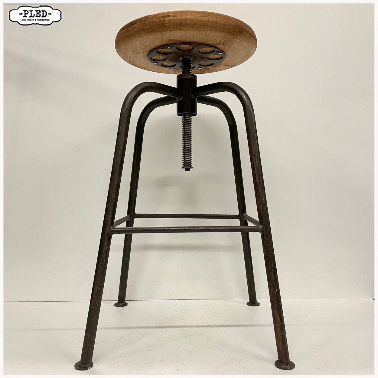 Robuuste (bar)krukken met draaispindel - Afbeelding 14