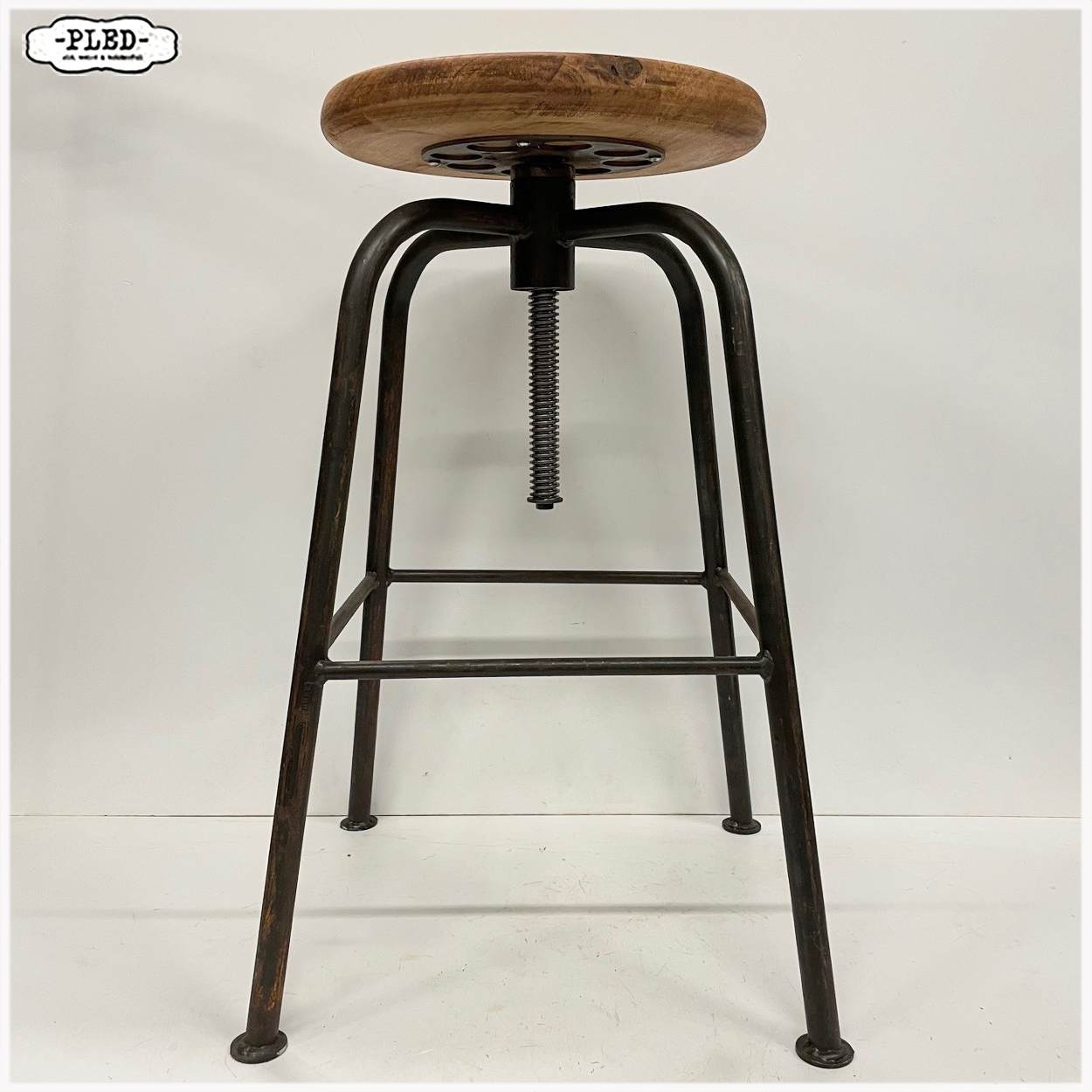 Robuuste (bar)krukken met draaispindel - Afbeelding 13