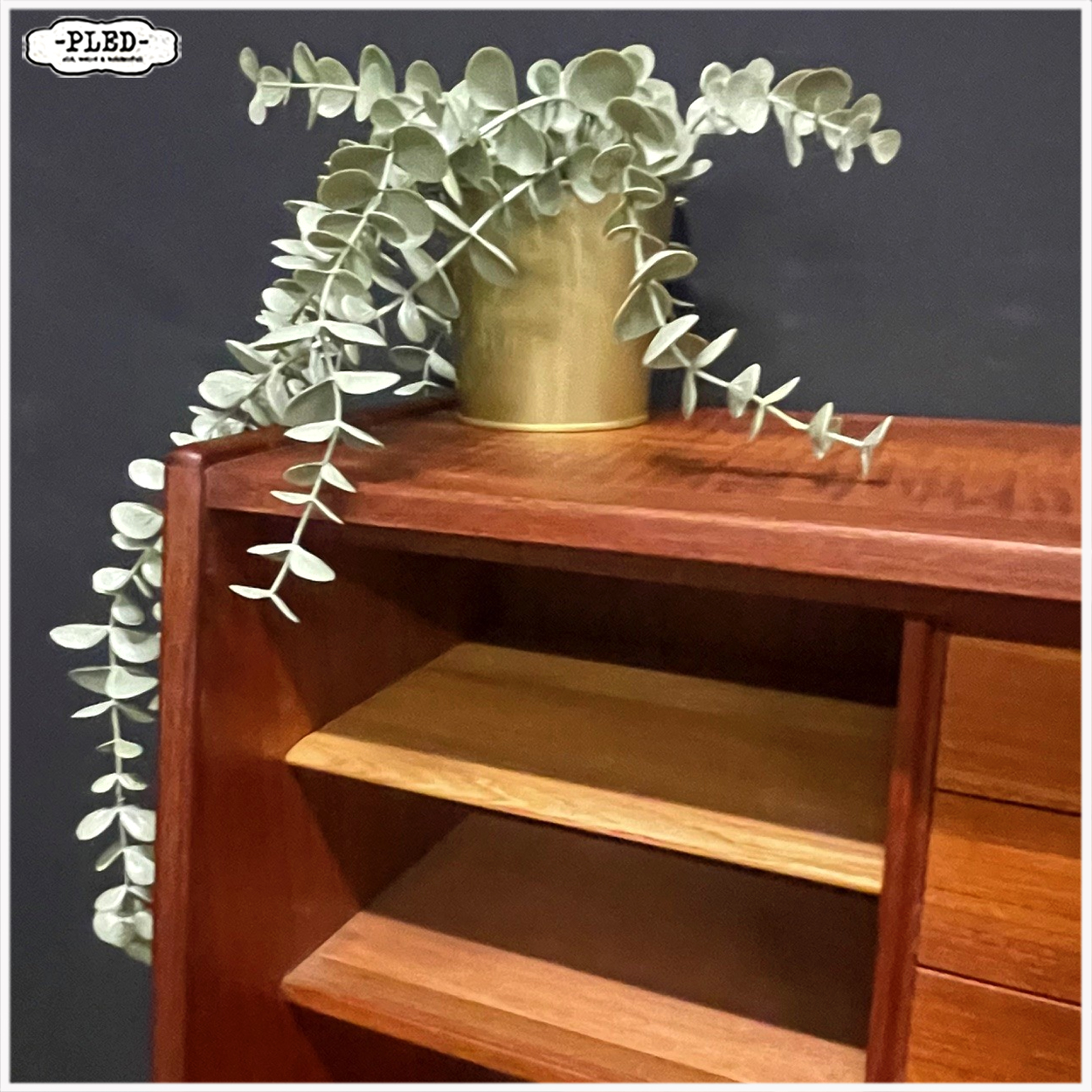 Vintage Deens teak secretaire, 1960s, Poul Volther - Afbeelding 14