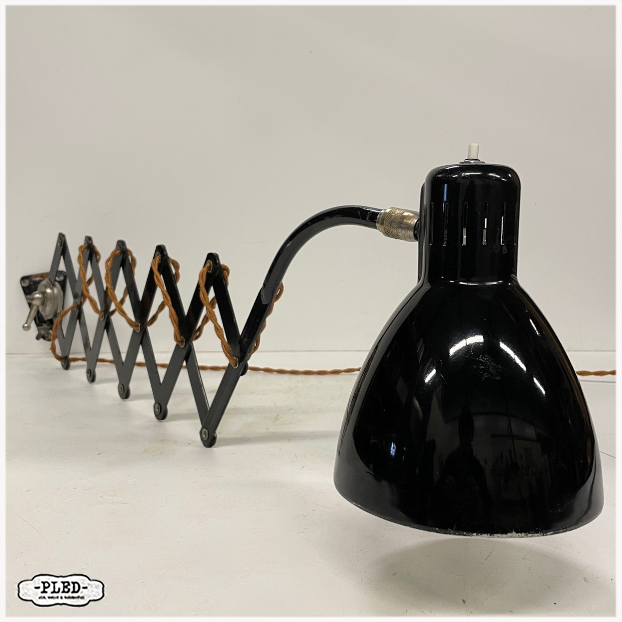 Vintage Erpé schaarlamp - Afbeelding 7