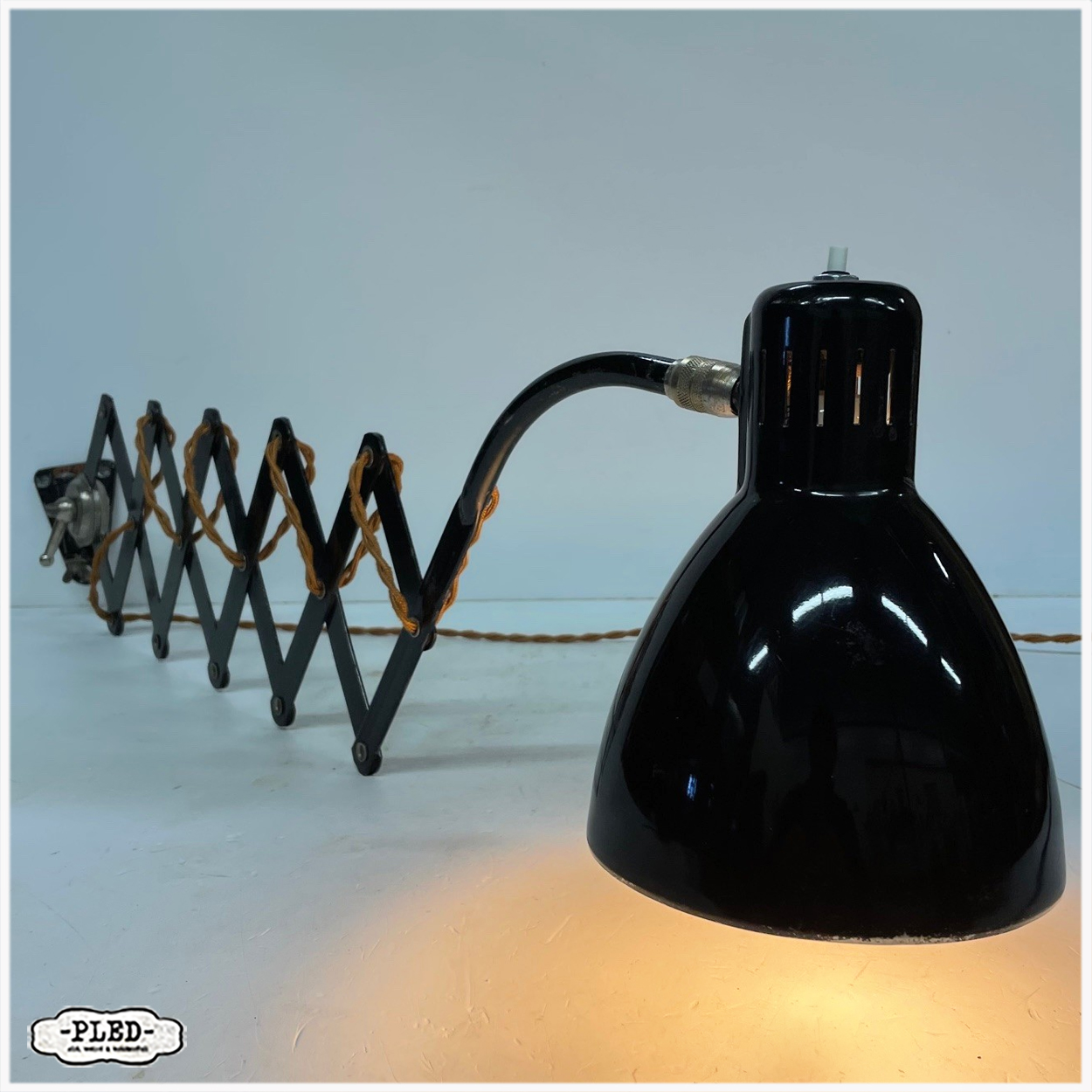 Vintage Erpé schaarlamp - Afbeelding 8
