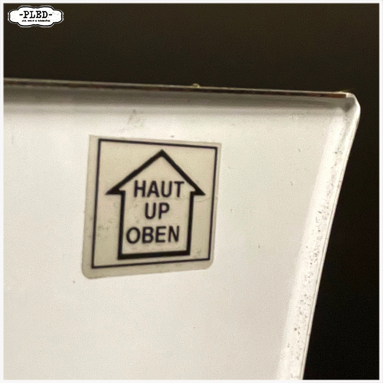 Vintage VeArt Fama wandlamp, geëtst glas, Italië - Afbeelding 7