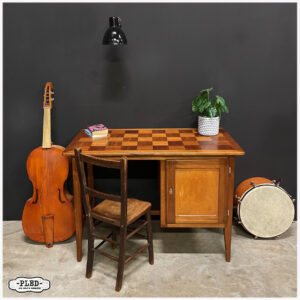 Elegant vintage teak damesbureau, jaren '60