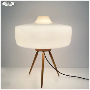 Opaline tafellamp, space age, Tsjechoslowakije, 1960s