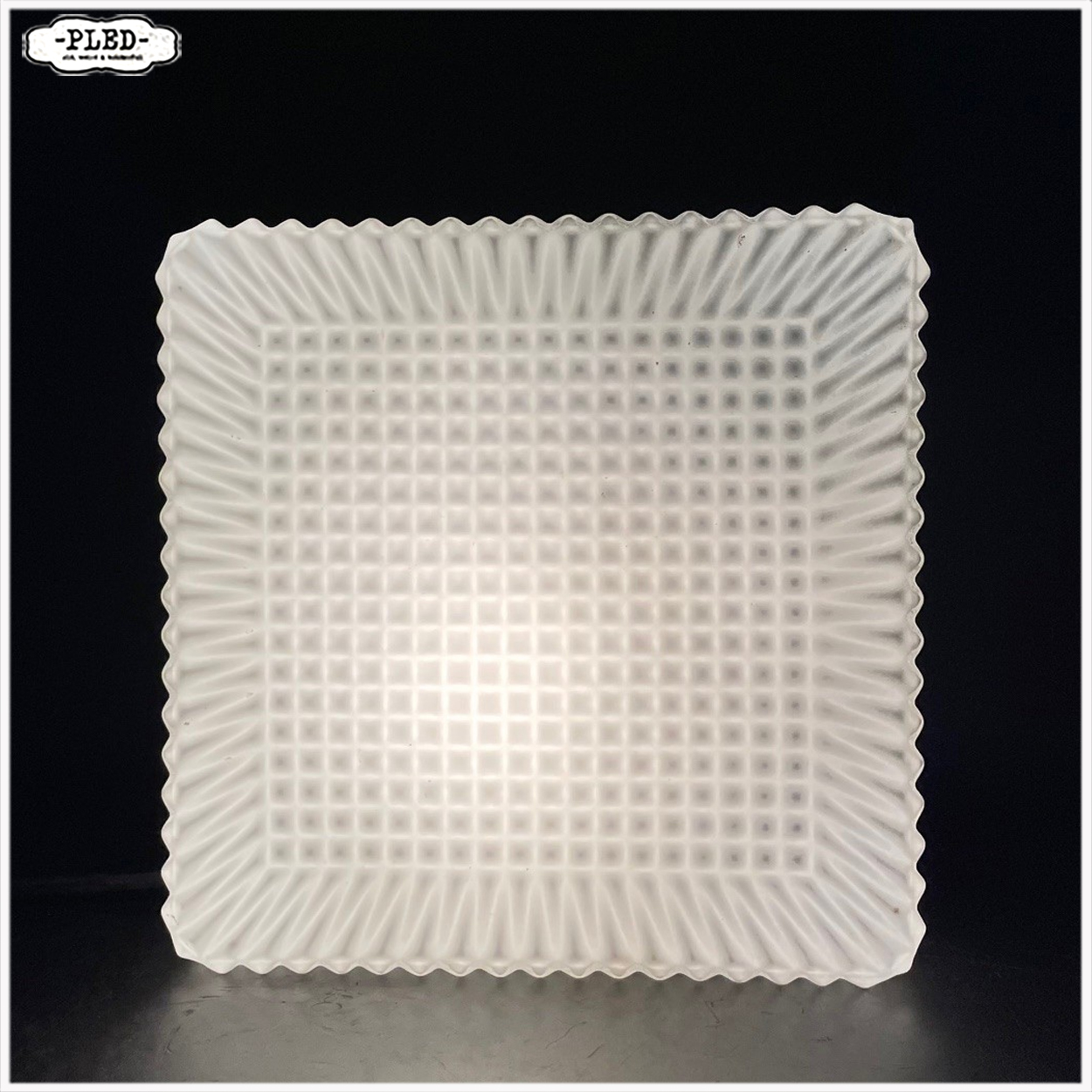 opaline plafonnière / wandlamp – jaren 60/70, Bohemen - Afbeelding 2