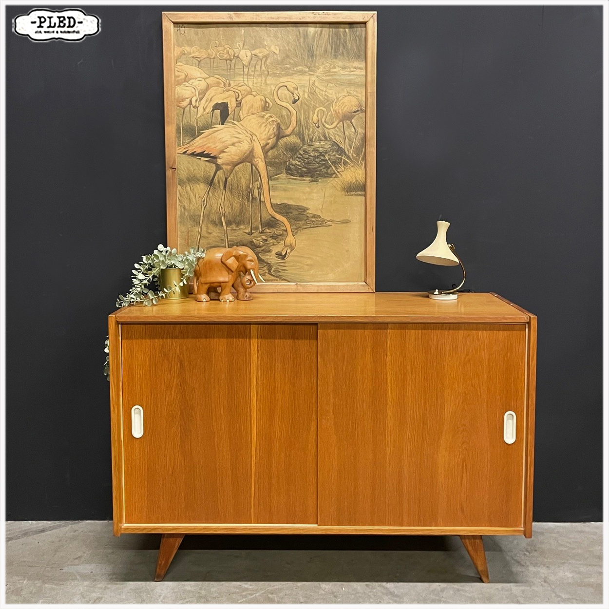 Vintage sideboard, Jiri Jiroutek, Tsjechoslowakije, jaren 60 - Afbeelding 2