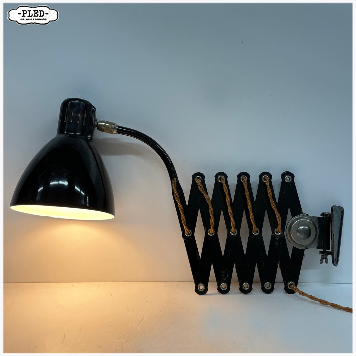 Vintage Erpé schaarlamp - Afbeelding 2