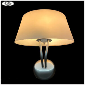 Vintage Foscarini Vitt wandlamp, mat glas en metaal