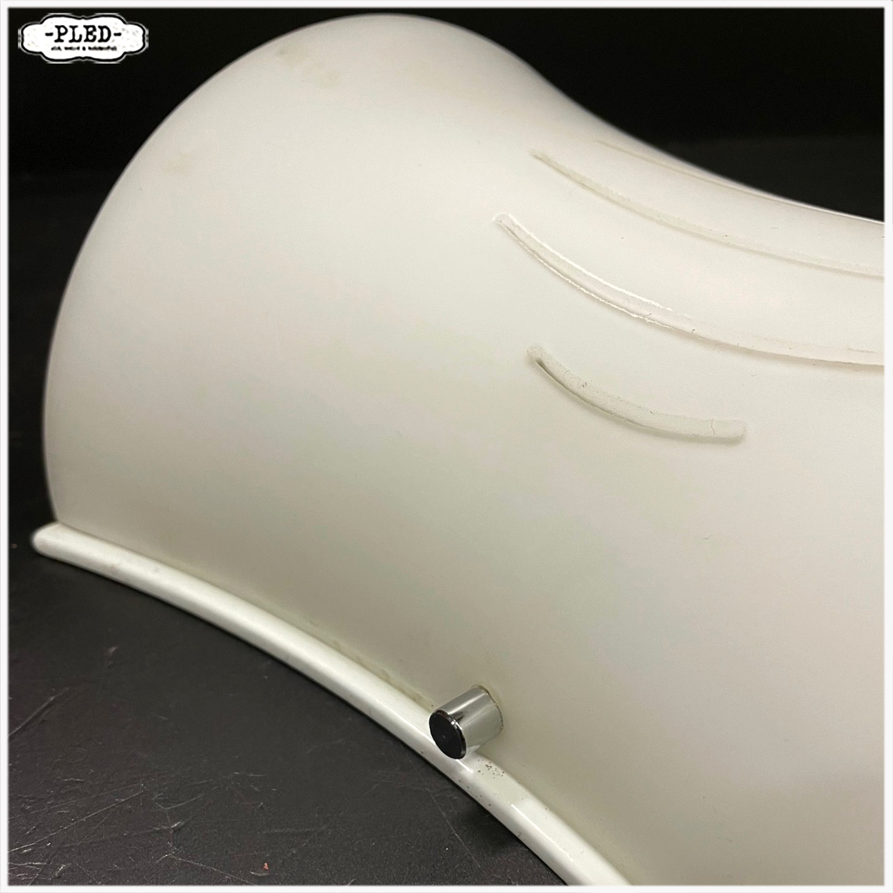 Vintage VeArt Fama wandlamp, geëtst glas, Italië - Afbeelding 8