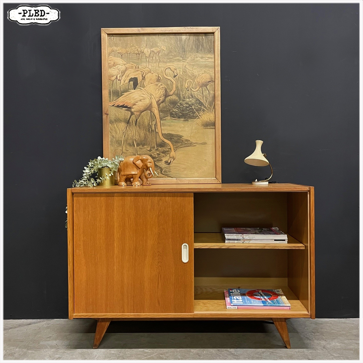 Vintage sideboard, Jiri Jiroutek, Tsjechoslowakije, jaren 60 - Afbeelding 3