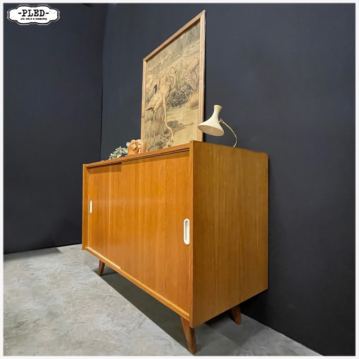 Vintage sideboard, Jiri Jiroutek, Tsjechoslowakije, jaren 60 - Afbeelding 5