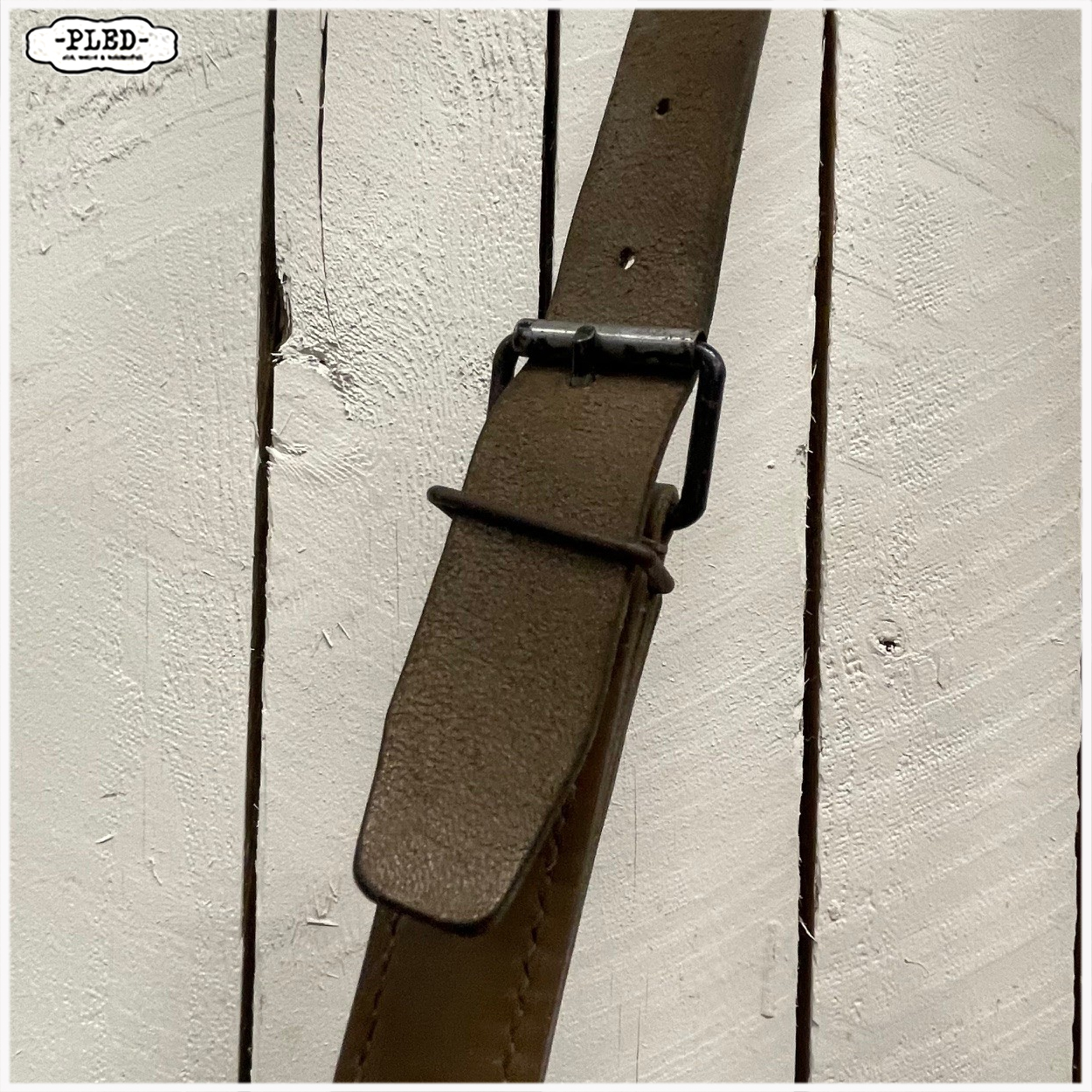 Oude lederen tas van La Poste - Afbeelding 6