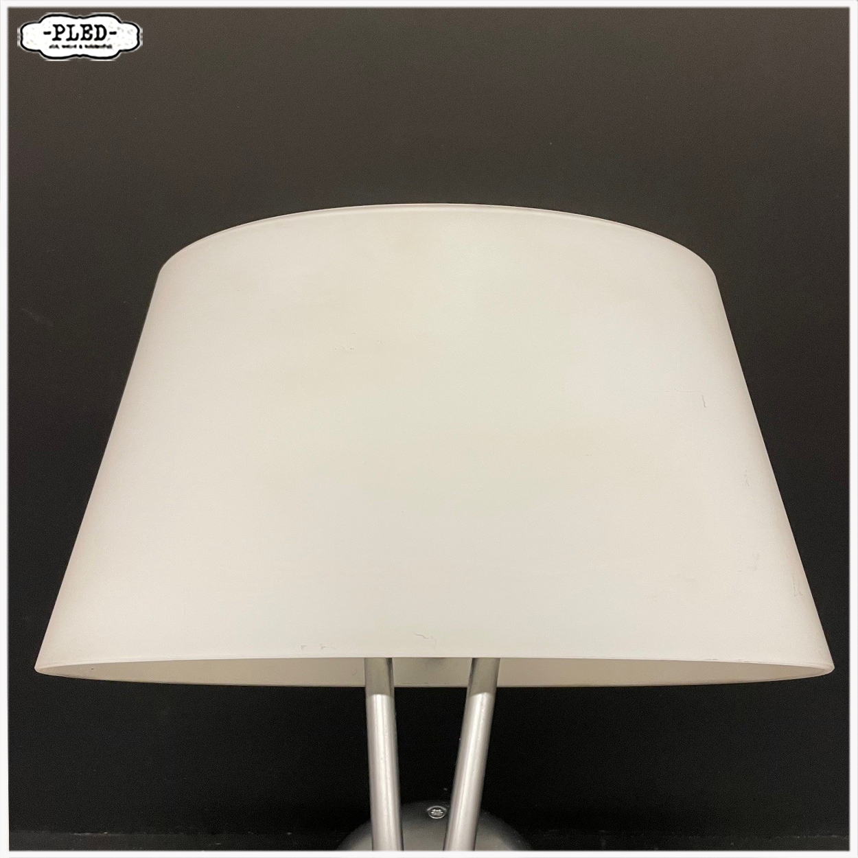 Vintage Foscarini Vitt wandlamp, mat glas en metaal - Afbeelding 3