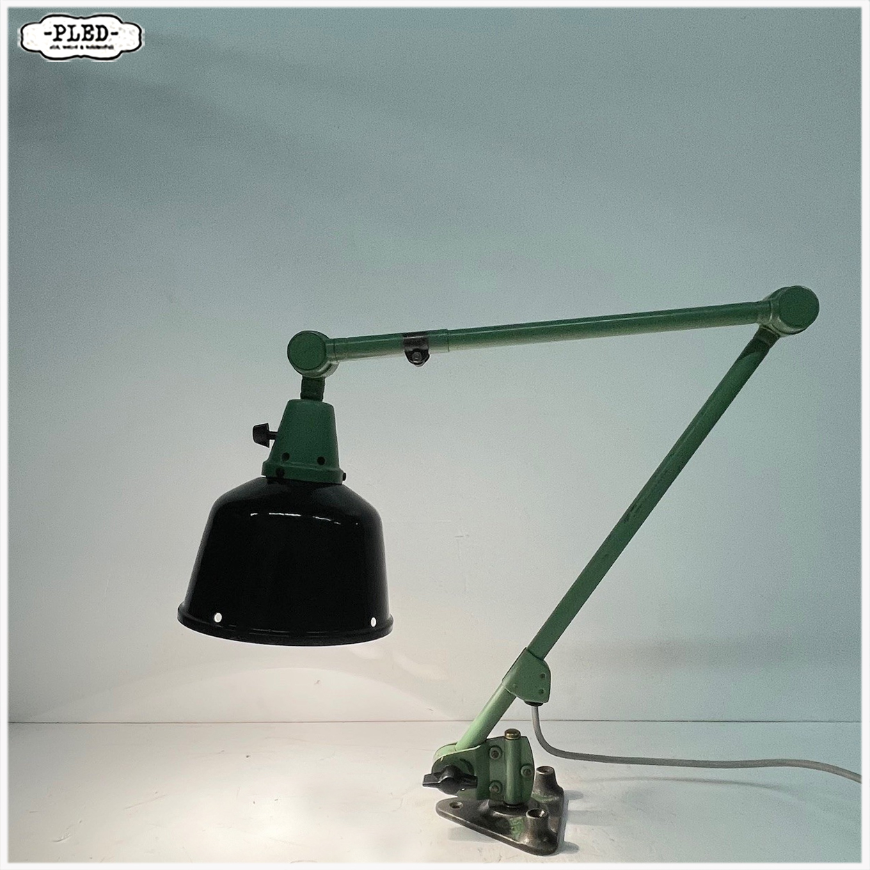 Industriele Midgard lamp – DDR, jaren 50/60, Curt Fischer - Afbeelding 5