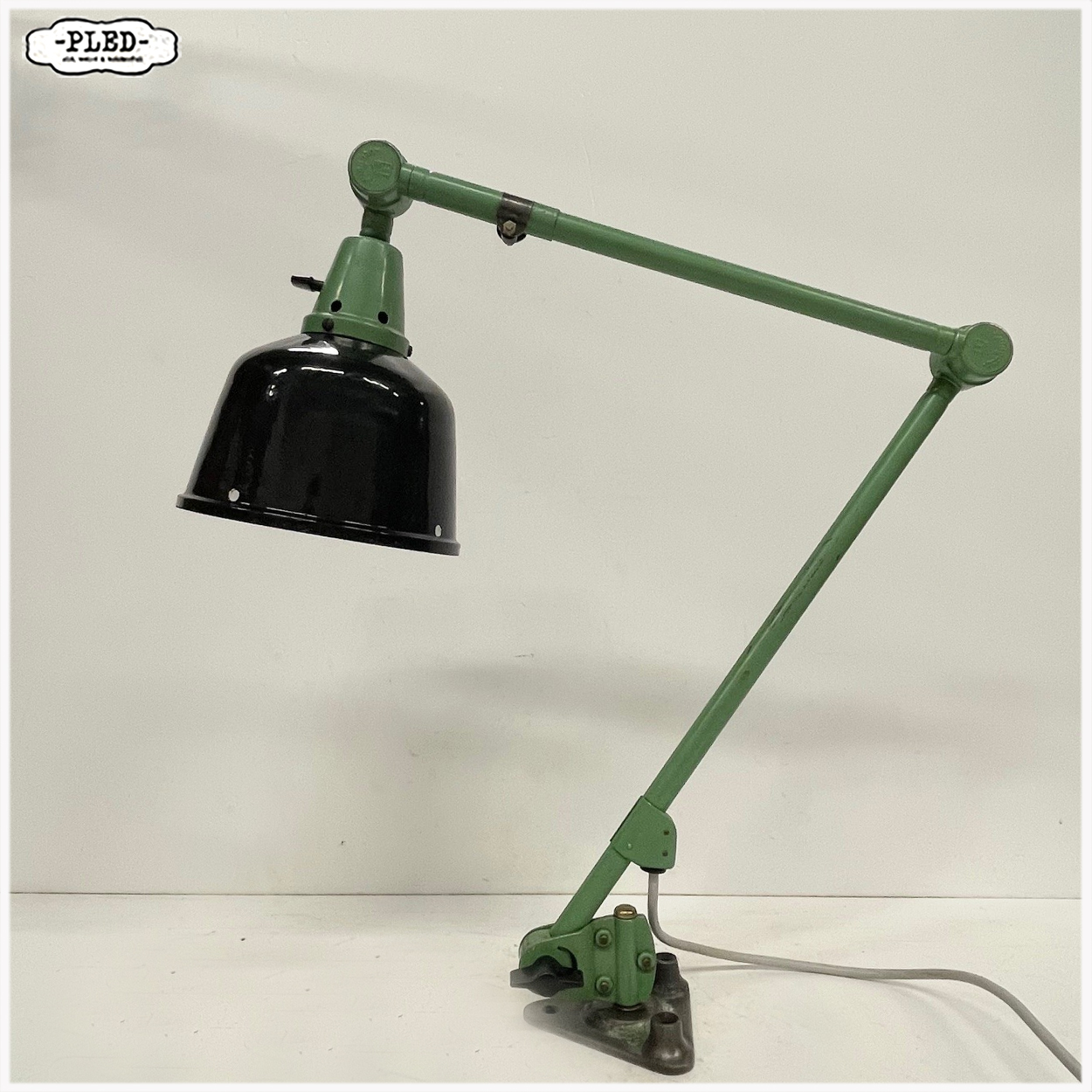 Industriele Midgard lamp – DDR, jaren 50/60, Curt Fischer - Afbeelding 6