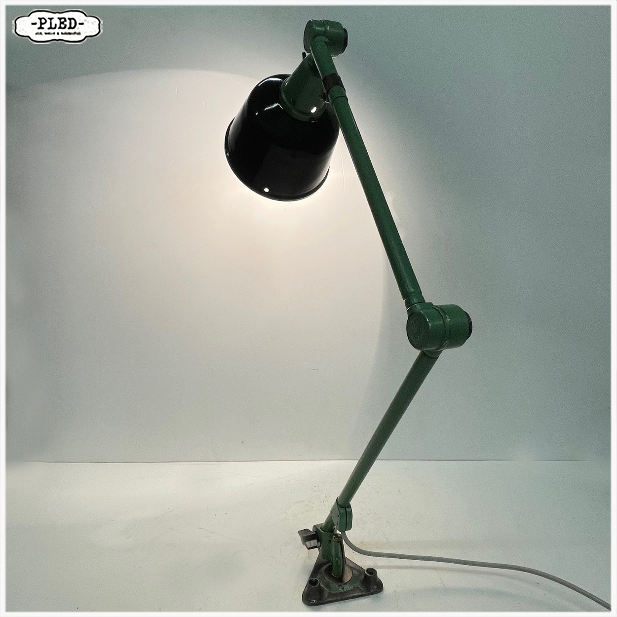 Industriele Midgard lamp – DDR, jaren 50/60, Curt Fischer - Afbeelding 9