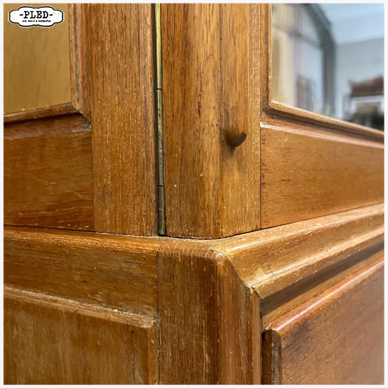 Antieke mahonie houten presentatiekast, circa 1920, Amsterdam - Afbeelding 14