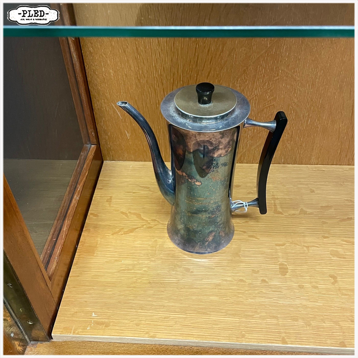 Antieke mahonie houten presentatiekast, circa 1920, Amsterdam - Afbeelding 18