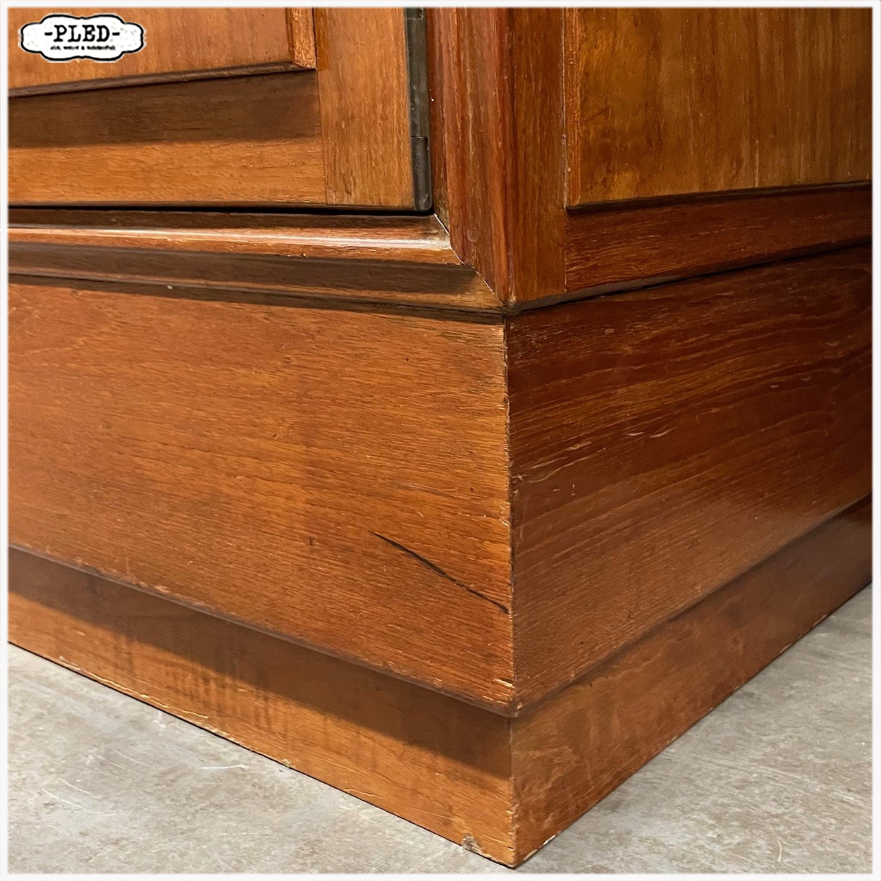 Antieke mahonie houten presentatiekast, circa 1920, Amsterdam - Afbeelding 19