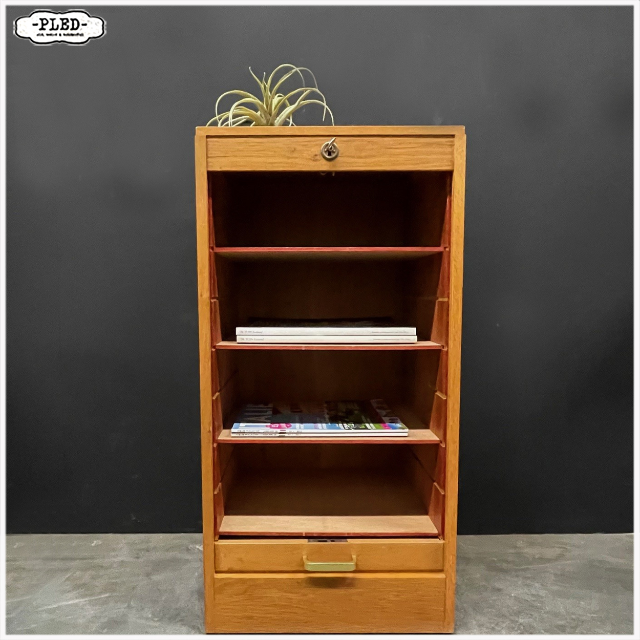 Vintage roldeurkastje - Afbeelding 2