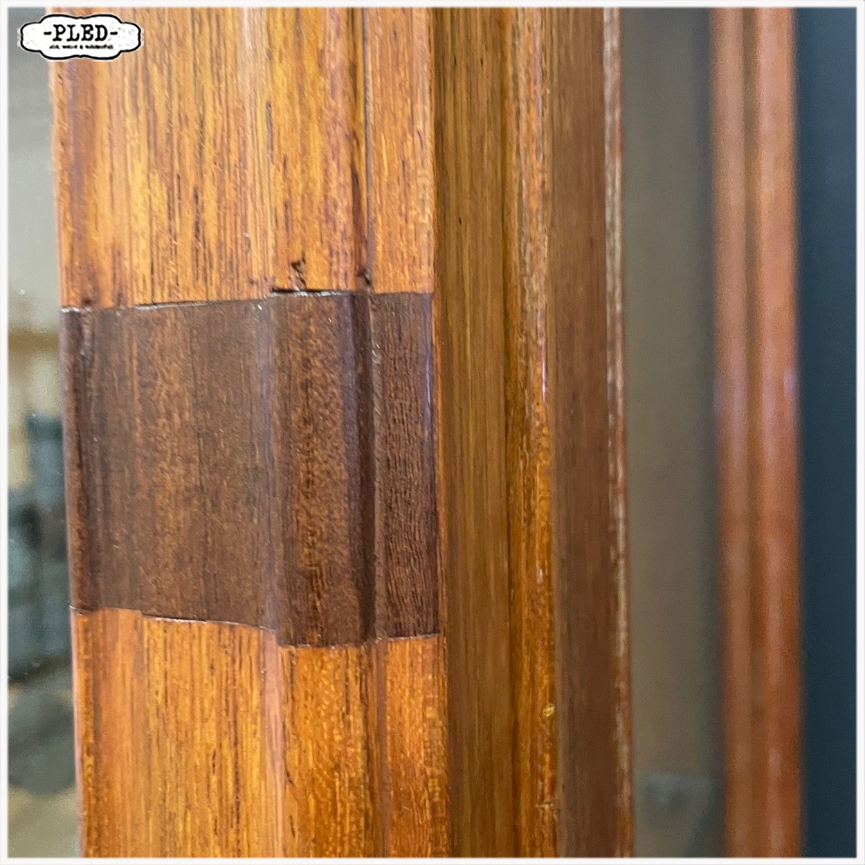 Antieke mahonie houten presentatiekast, circa 1920, Amsterdam - Afbeelding 6