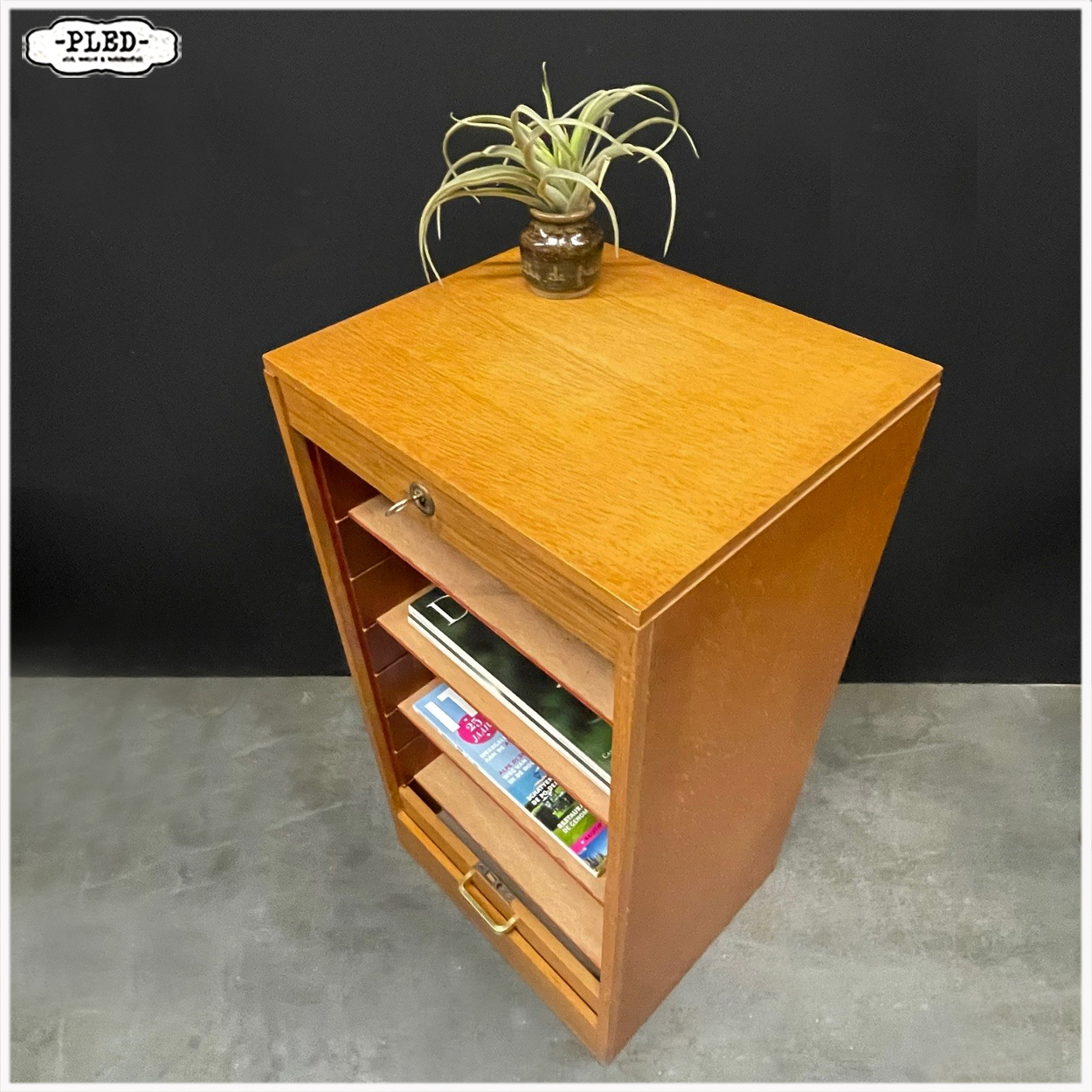 Vintage roldeurkastje - Afbeelding 6