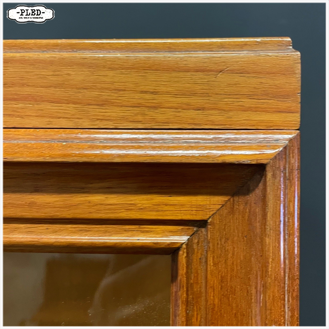 Antieke mahonie houten presentatiekast, circa 1920, Amsterdam - Afbeelding 9