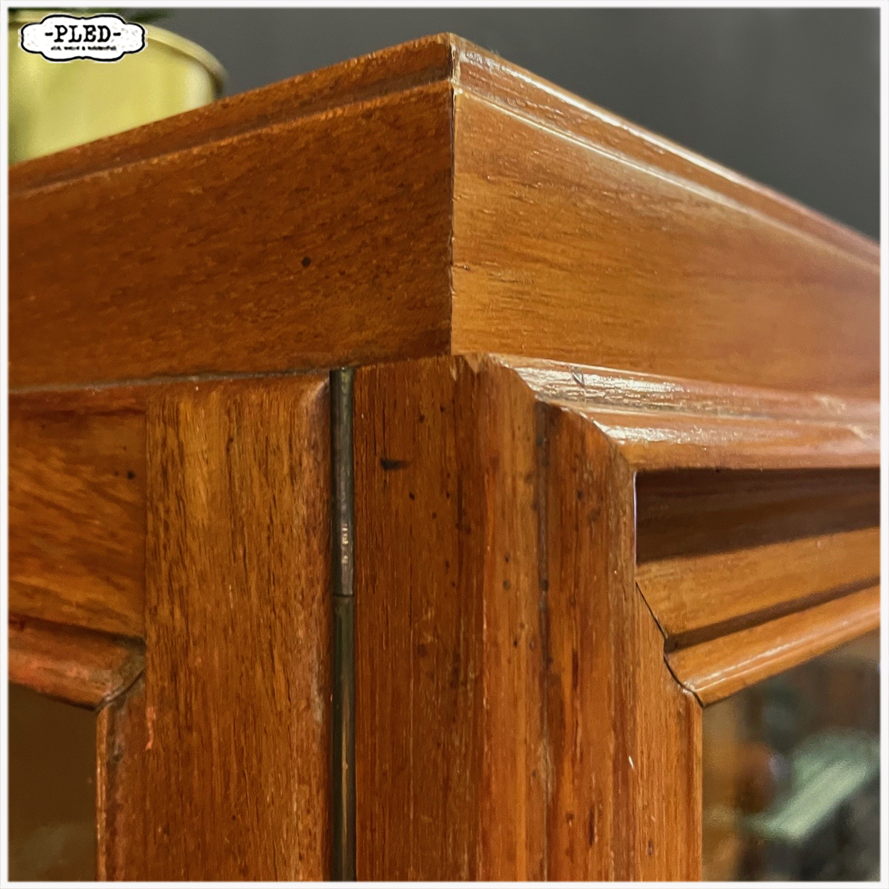 Antieke mahonie houten presentatiekast, circa 1920, Amsterdam - Afbeelding 10