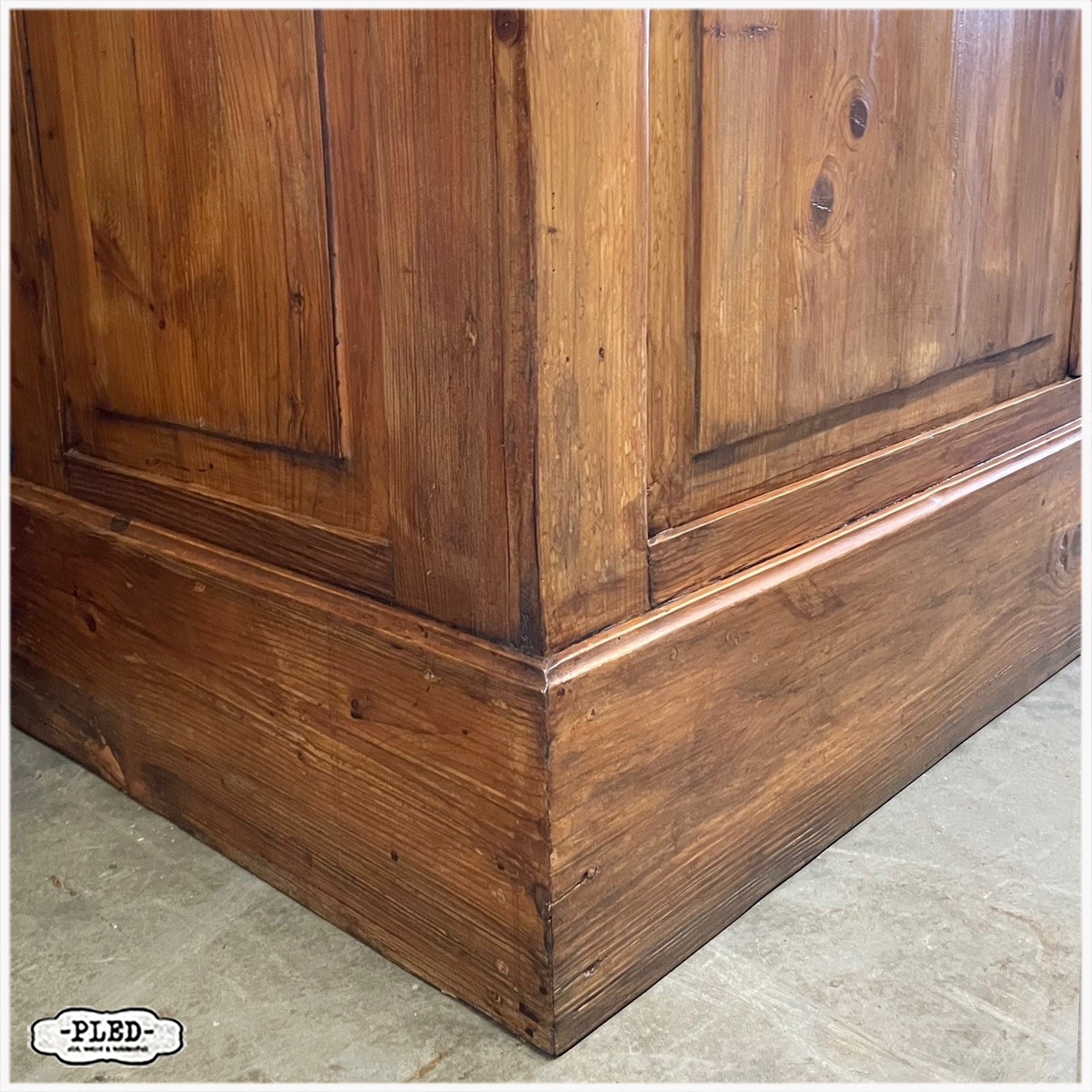 Oude, grenen toonbank met zes lades - Afbeelding 19