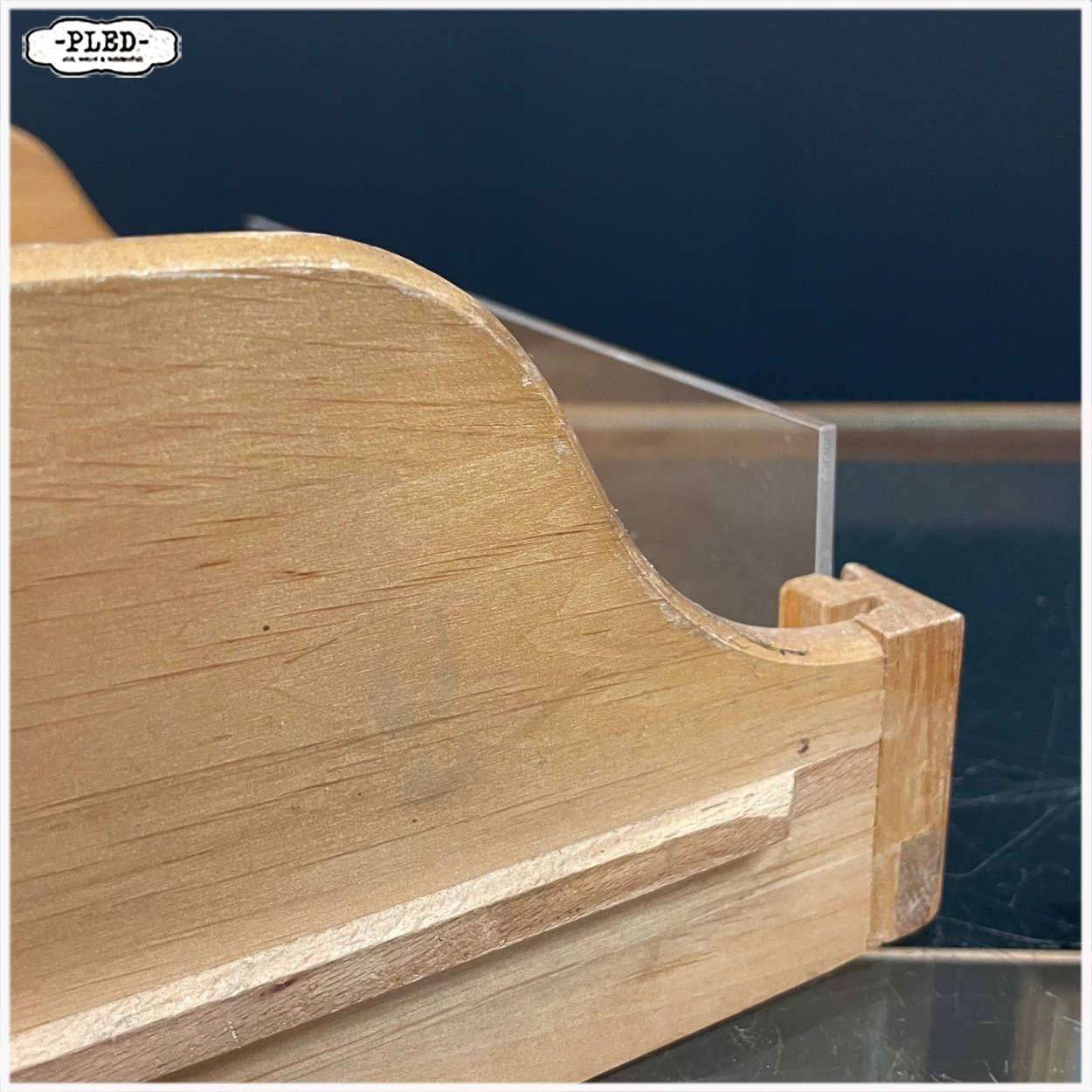 Vintage toonbank met 20 lades, B168,5 cm - Afbeelding 16