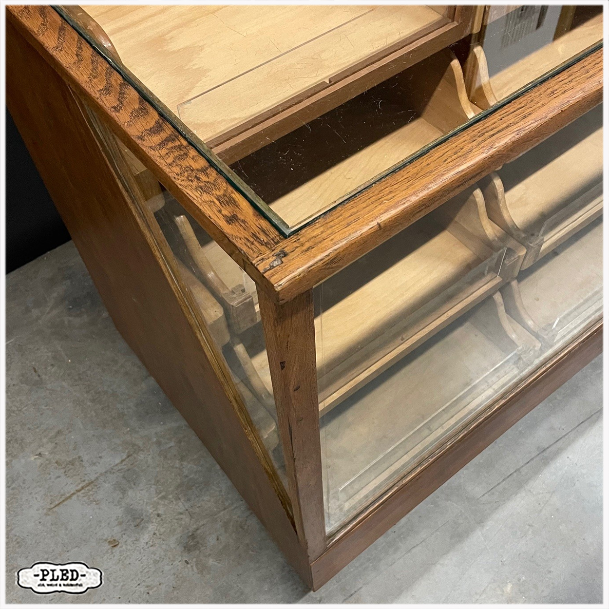 Vintage toonbank met 20 lades, B168,5 cm - Afbeelding 18