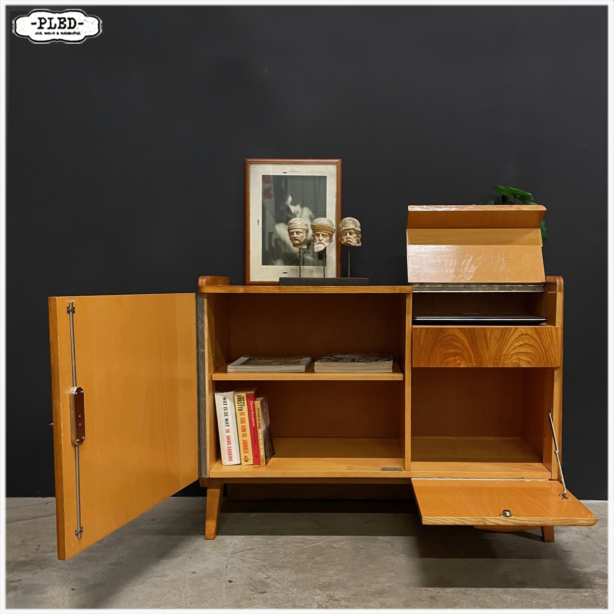 Vintage dressoir, František Jirák, jaren 60 - Afbeelding 4