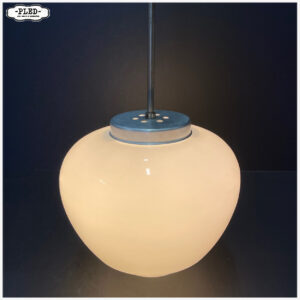 art deco opaline plafondlamp (groot)