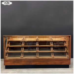 Vintage toonbank met 20 lades, B168,5 cm