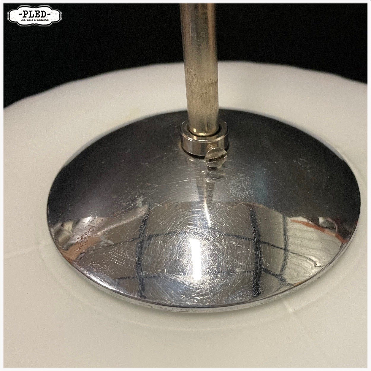 Erg fraaie, karakteristieke opaline pendellamp, Bohemen 1960s - Afbeelding 11