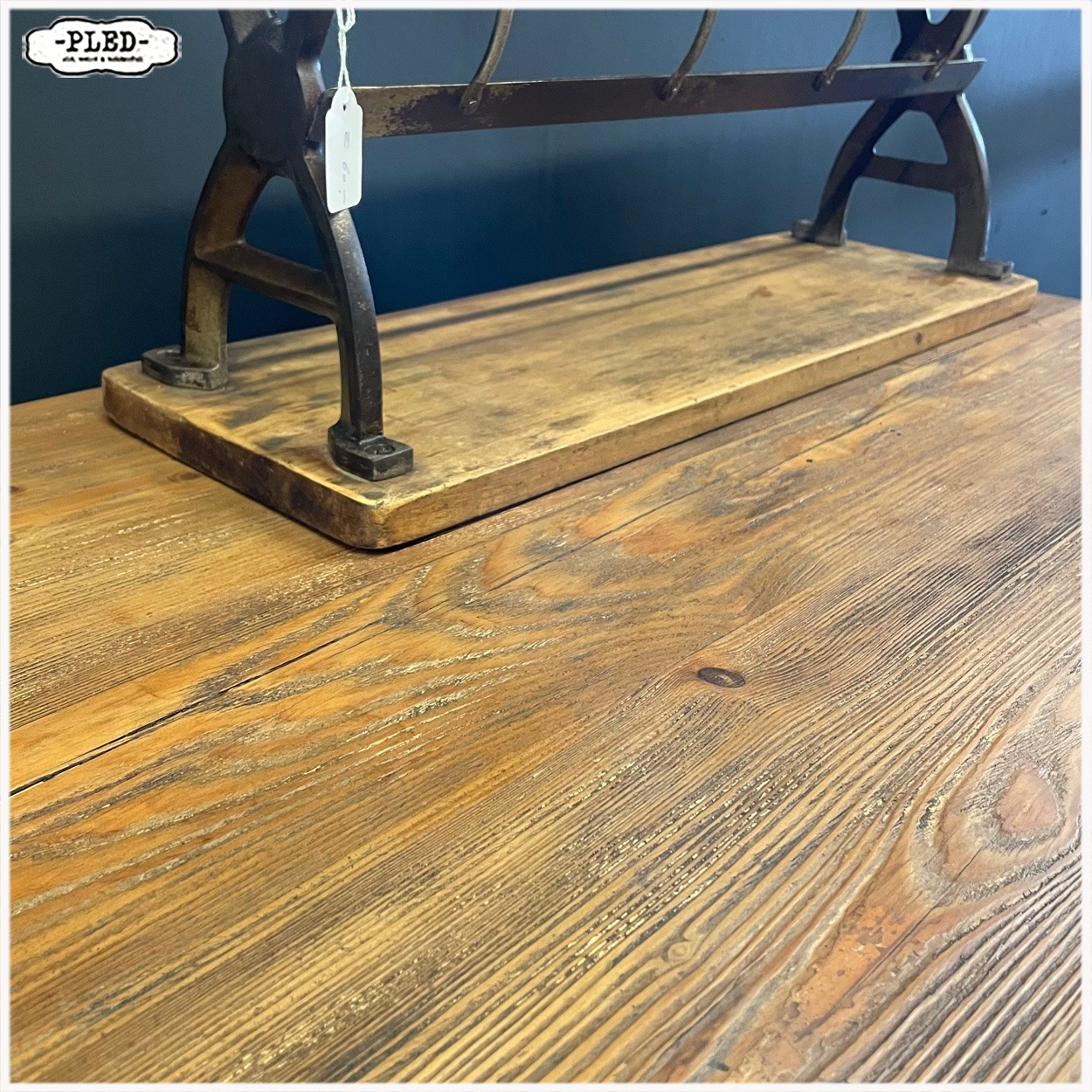 Oude, grenen toonbank met zes lades - Afbeelding 9