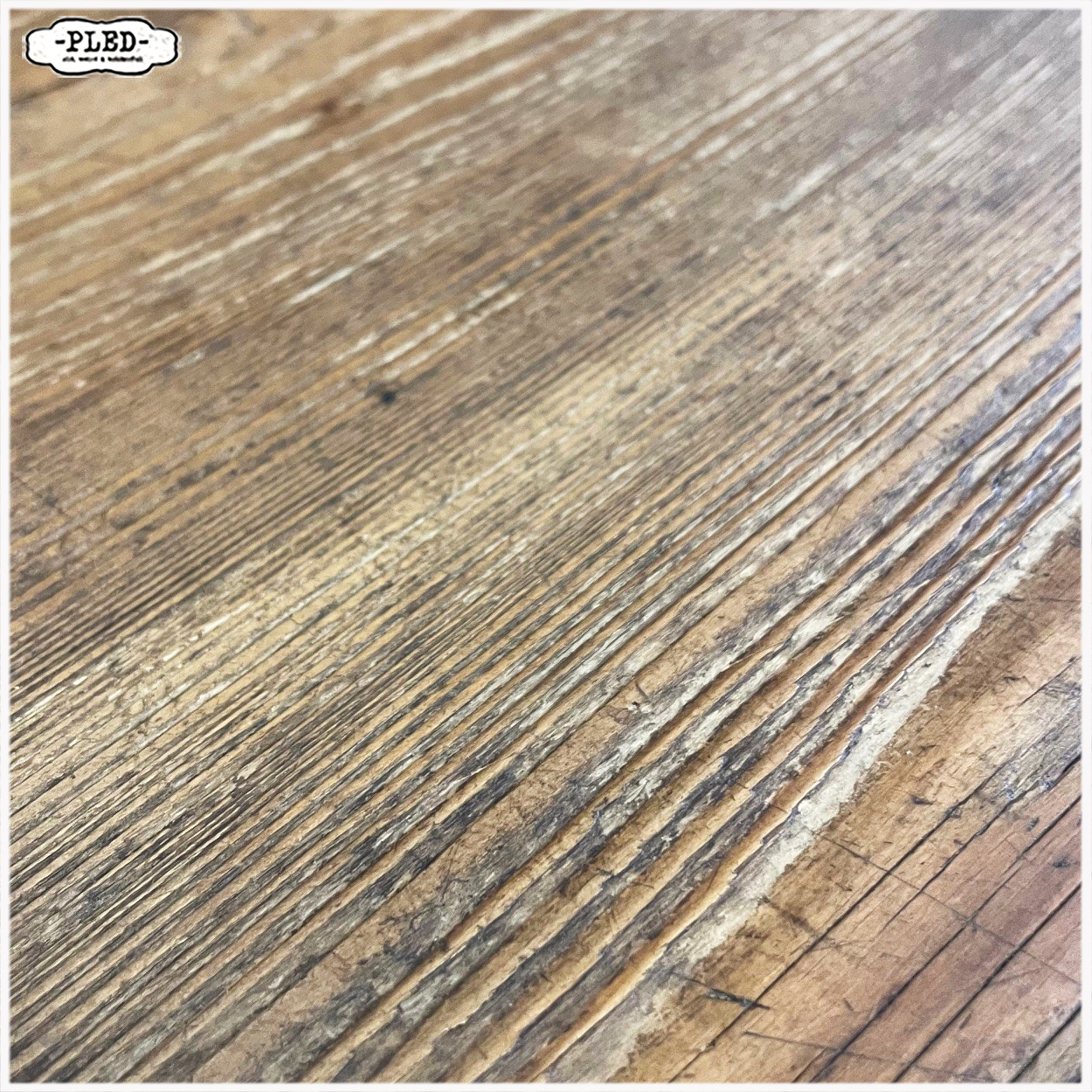 Oude, grenen toonbank met zes lades - Afbeelding 15