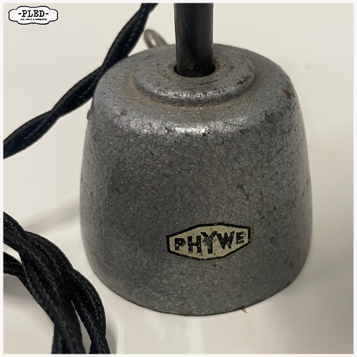 Oud bakelieten machinelampje op statief - Afbeelding 11