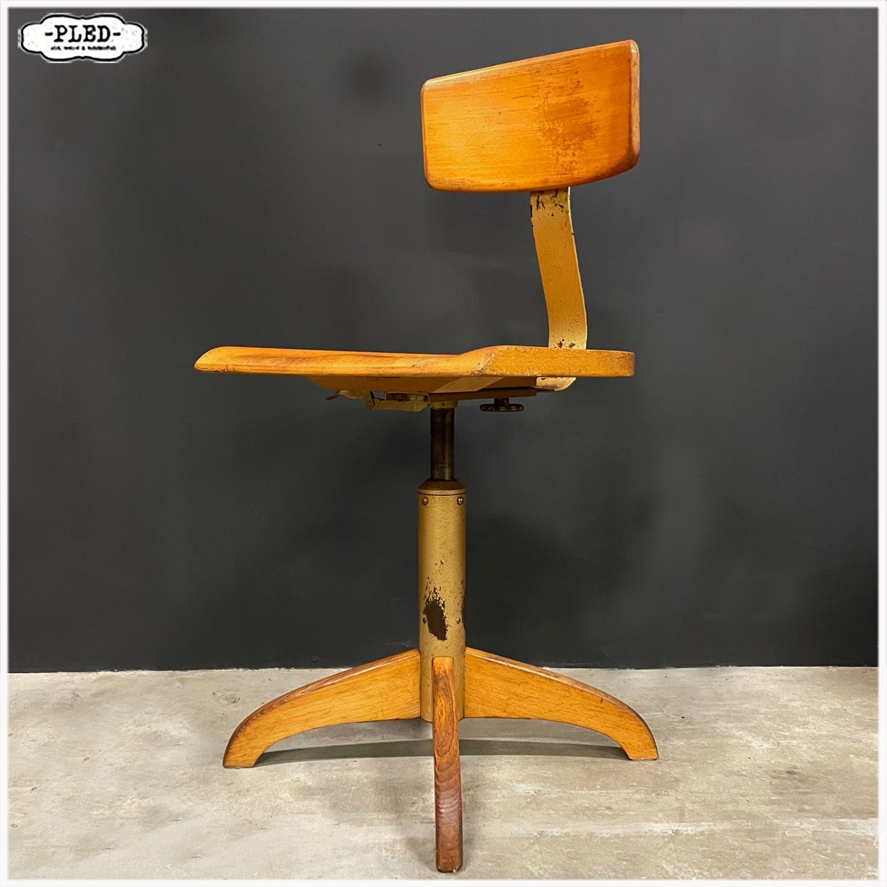 Vintage Ama Elastik bureaustoel Model 364 - Afbeelding 2