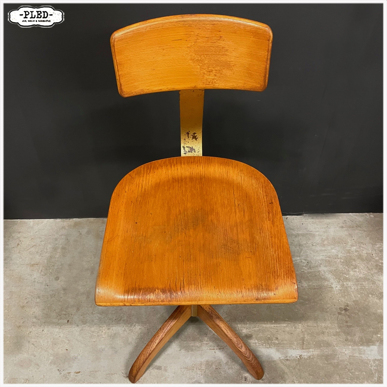 Vintage Ama Elastik bureaustoel Model 364 - Afbeelding 7