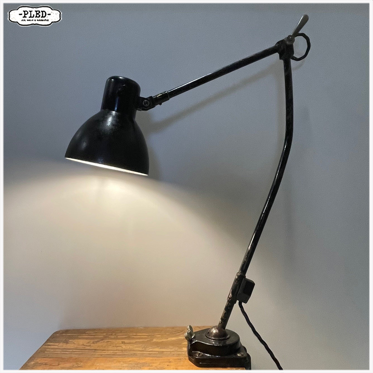 Twee armige Kandem klemlamp, Model 971 K30 - Afbeelding 4