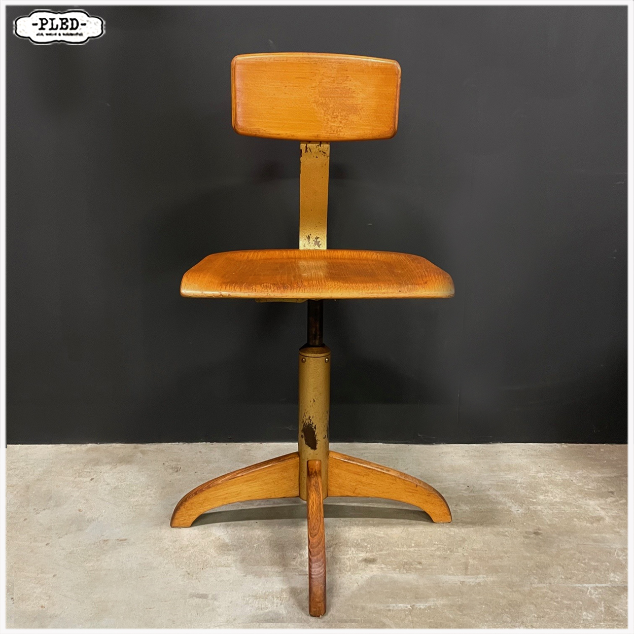 Vintage Ama Elastik bureaustoel Model 364 - Afbeelding 4