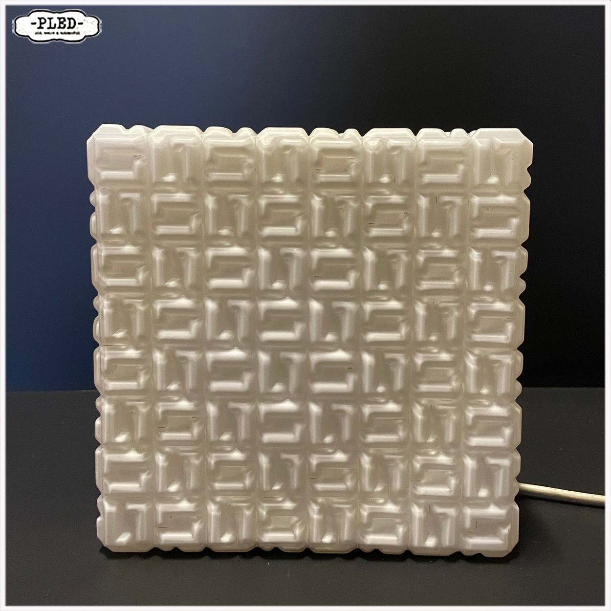 opaline plafonnière – jaren 60/70, Bohemen - Afbeelding 7