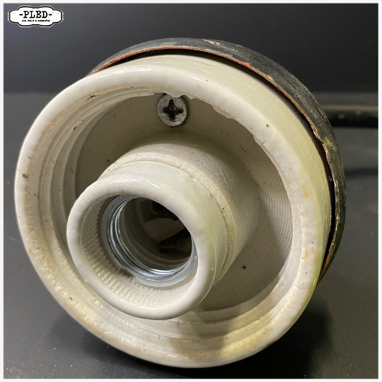 Oude wandlamp / buitenlamp - Afbeelding 10