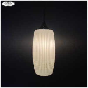 Vintage opaline hanglampje, Bohemen, 1960s