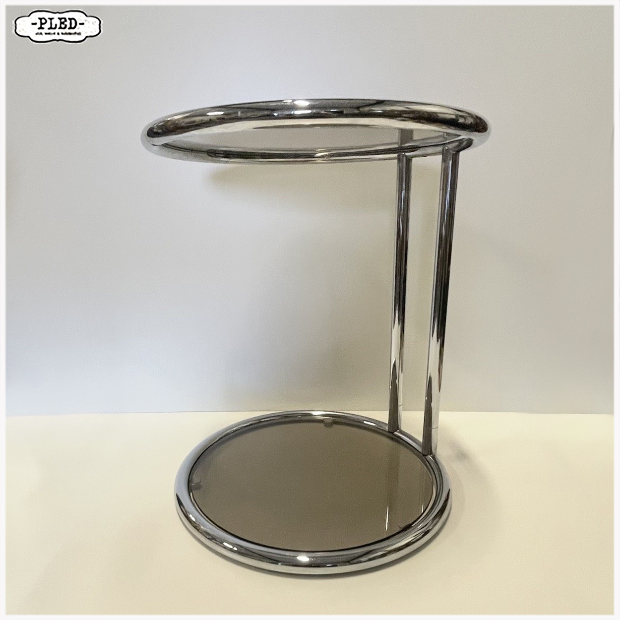 Vintage bijzettafel, Bauhaus, Eileen Gray - Afbeelding 6
