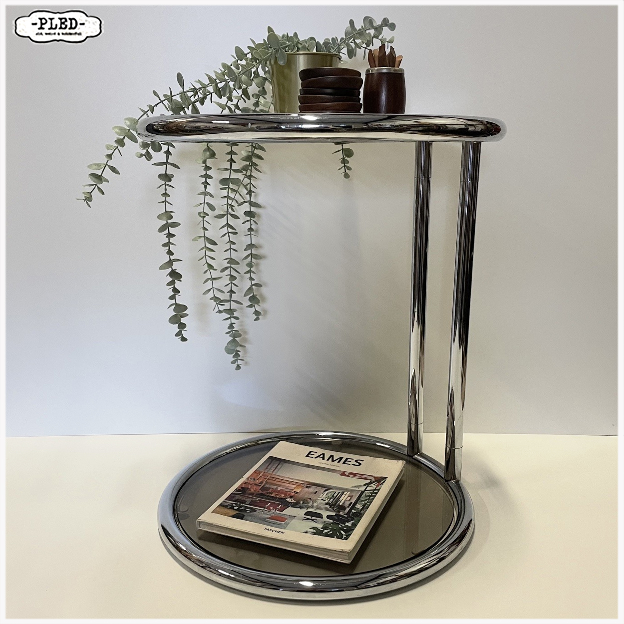 Vintage bijzettafel, Bauhaus, Eileen Gray - Afbeelding 2