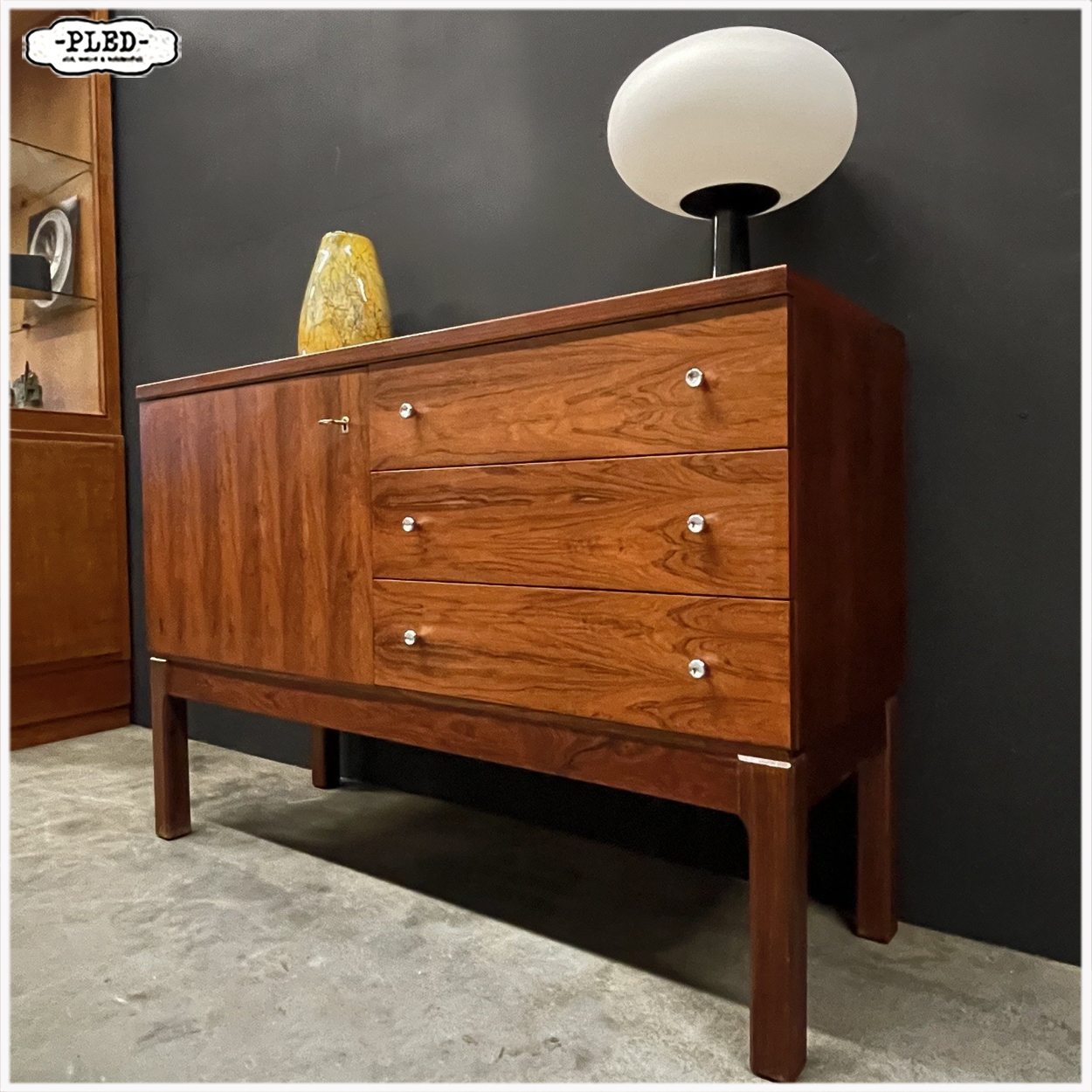 Vintage palissander fineer sideboard, 1970s - Afbeelding 6