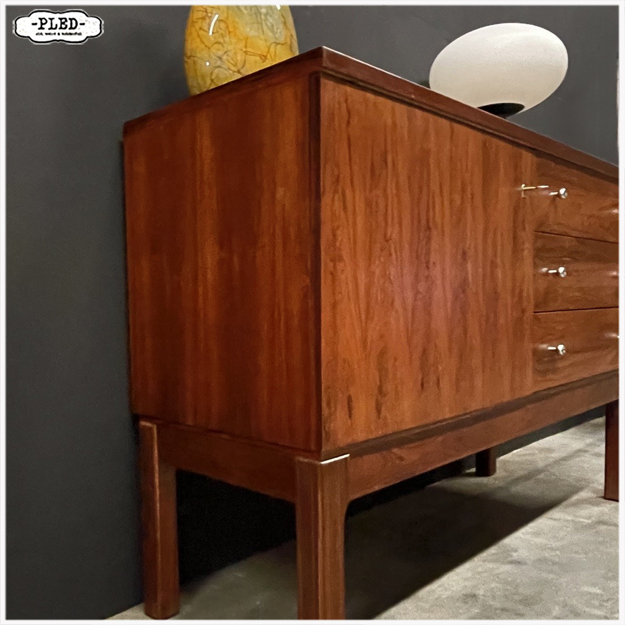 Vintage palissander fineer sideboard, 1970s - Afbeelding 7